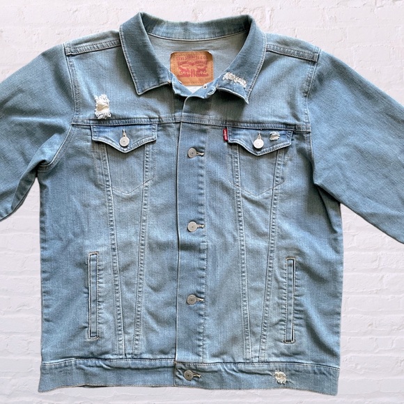 Levi's Big Boys' Classic Denim Jean Jacket Large - Picture 2 of 9